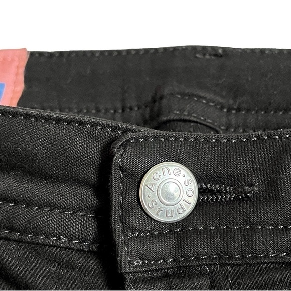 ACNE Studios Climb Jeans Skinny Ankle Crop in Stay Black 28 - Picture 7 of 17